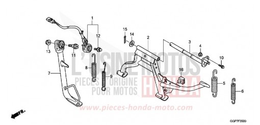 BEQUILLE NSC50MPDC de 2012